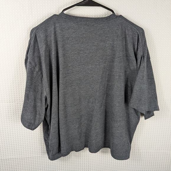 Wrangler Est 1947 Graphic T Shirt Mens M Gray Red Retro Logo Western Streetwear - Picture 5 of 5